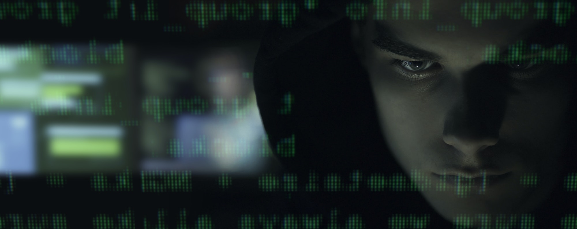 Cool your hacker portrait in the dark
